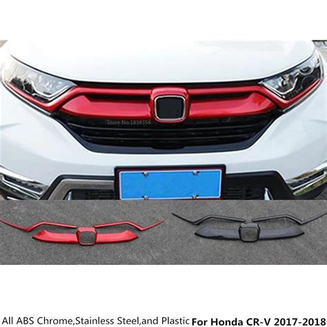 For Honda CRV CR V 2017 2018 2019 Car stying cover ABS Chrome/Carbon ...