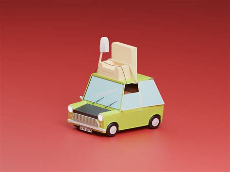 Mr Bean's car by Gelson Moirangthem on Dribbble