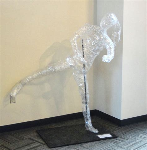 Upper Room Arts: Packing Tape Body Sculptures