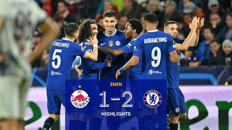 Red Bull Salzburg 1-2 Chelsea | Champions League Highlights - Win Big ...