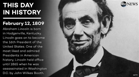 On this day 208 years ago, abraham lincoln was born in kentucky. he ...