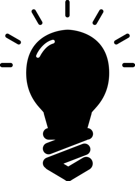 Clipart - Light Bulb Icon 2