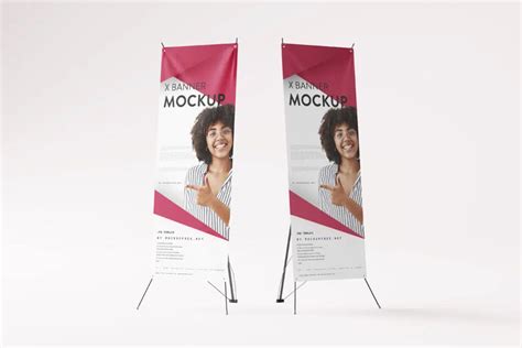 X-Banner Mockup - Mockup Free