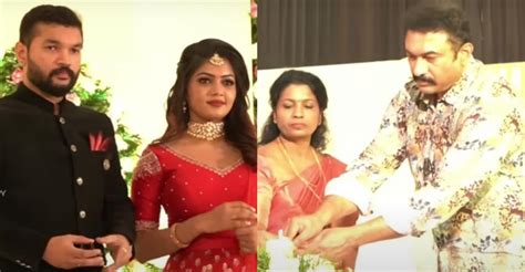 Actor Baburaj's son's engagement; Video | Actor | Baburaj | Son ...