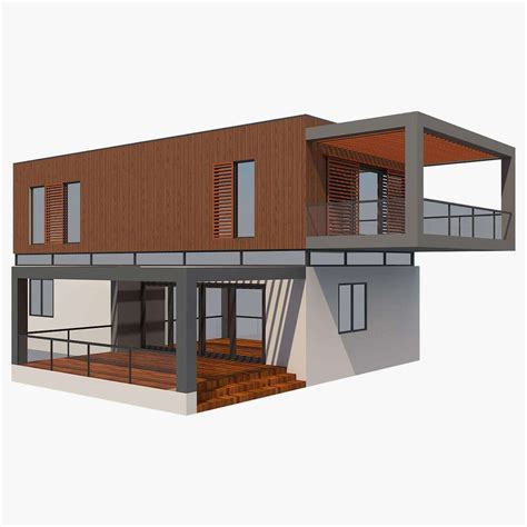 3d Modern House Model