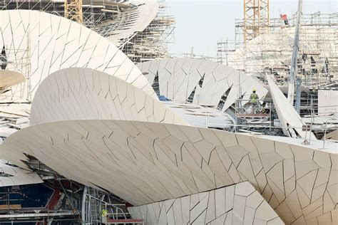 Chantier du National Museum of Qatar – architecte Jean Nouvel. Doha ...