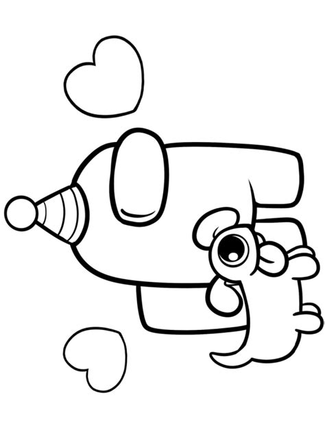 Kids-n-fun.com | Coloring page Among Us among us 03