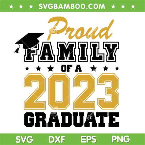 Proud Family Of A 2023 Graduate SVG PNG