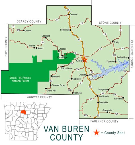 Van Buren County Map - Shari Demetria