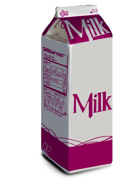 Milk carton PNG transparent image download, size: 500x647px