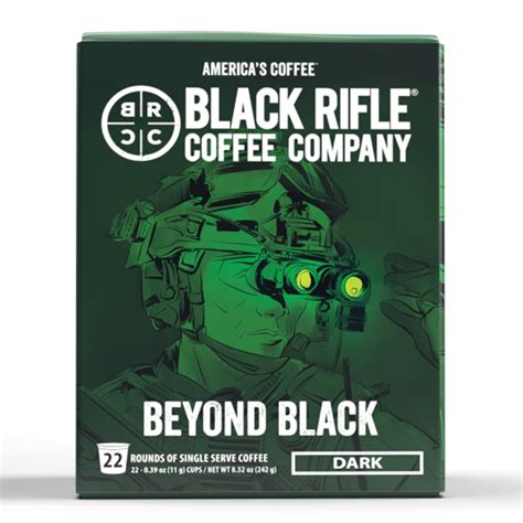 Black Rifle Coffee Beyond Black K-Cup Pods, Dark Roast, 22 Ct - Walmart.com