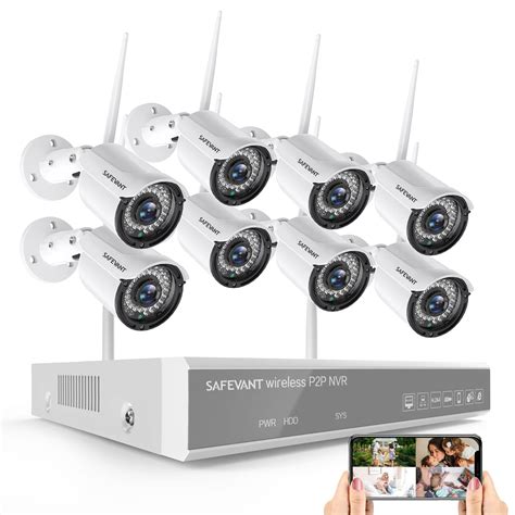 がある 8 Channel Wireless Security Camera System， Anssipo 8CH NVR with ...