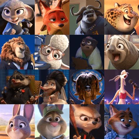 Click the Zootopia characters Quiz - By rebbruun