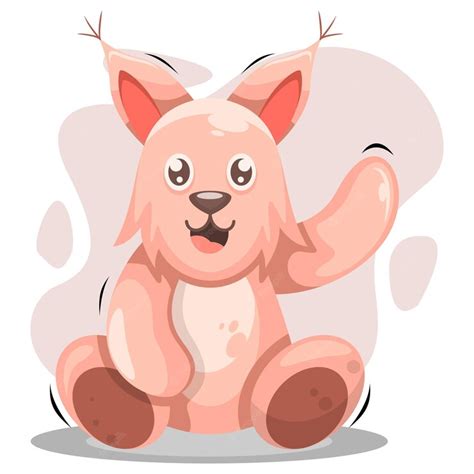 Premium Vector | Cute animal illustration logo design