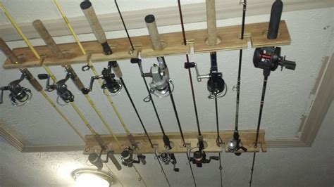 Ceiling Fishing Rod Rack Template | Shelly Lighting