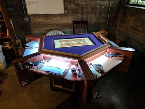 [OC] My group's gaming table. | D&D Table in 2019 | Gaming table diy ...