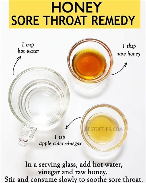 Clear sore throat with honey - Honey is one of the best remedies for a ...