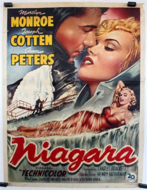 "NIAGARA" MOVIE POSTER - "NIAGARA" MOVIE POSTER