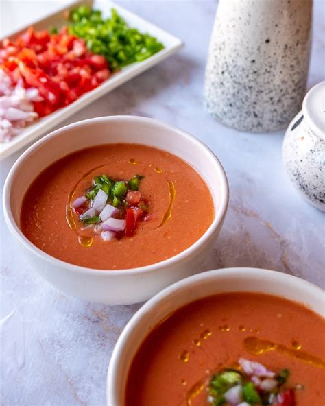 Spanish Gazpacho - Six Hungry Feet - Spanish-inspired - Vegan