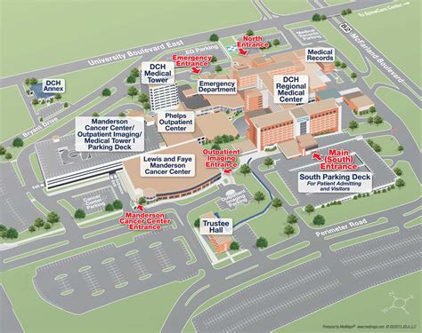 Memorial Regional Hospital Campus Map - United States Map