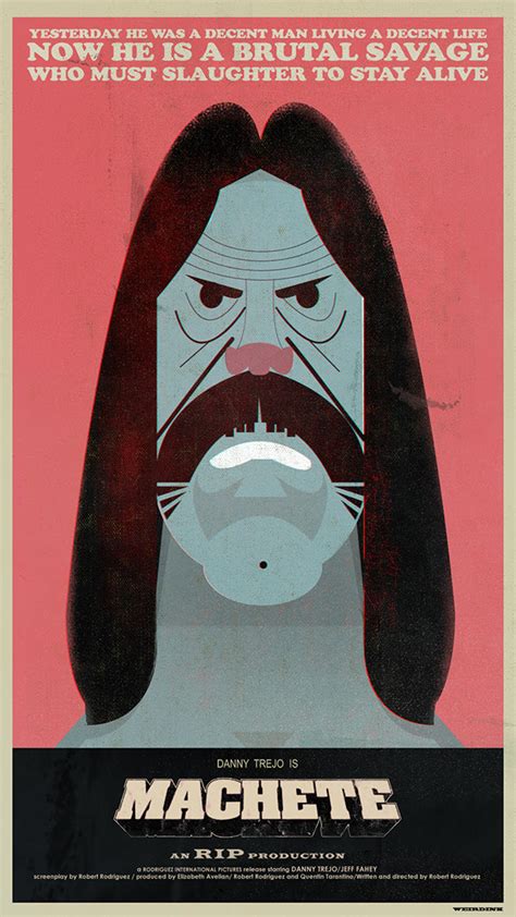 Machete poster retold on Behance