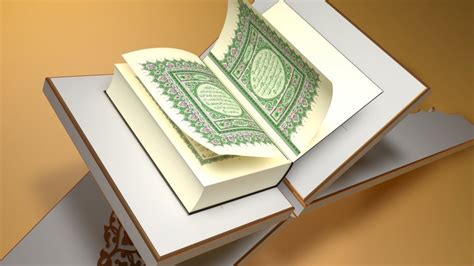 Quran Free 3D Model - .c4d .3ds .fbx .obj - Free3D