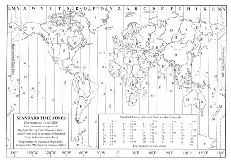 printable world time zone map | Time, Clocks, Time Set, Time Hack ...