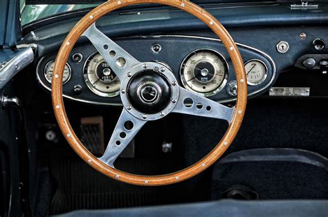 1962 Austin Healey Interior Photograph by Mike Martin - Fine Art America