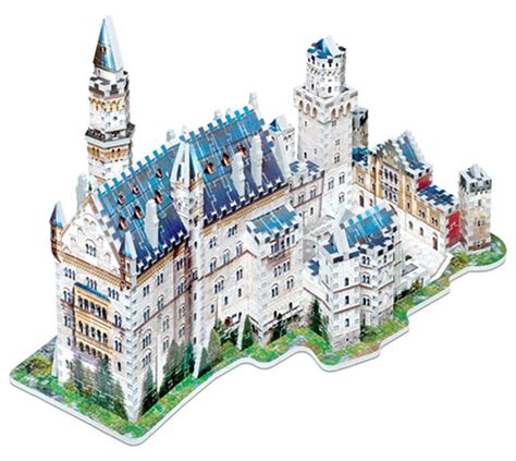 Neuschwanstein Castle 3D Puzzle - - Fat Brain Toys