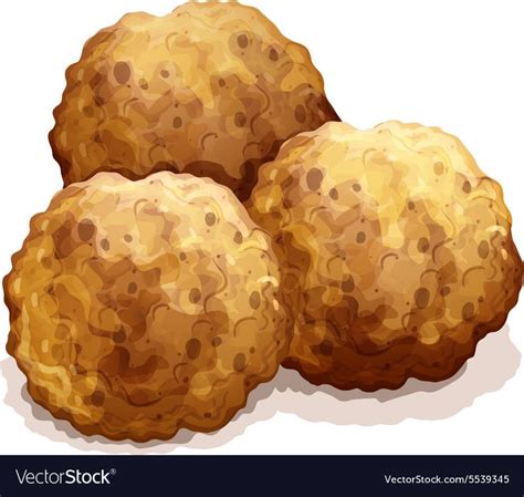 Meatball vector image on VectorStock | Food illustration art, Food ...