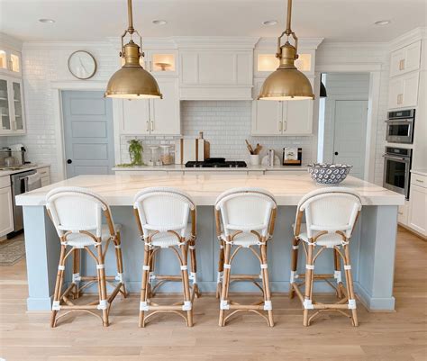 15 Blue Kitchen Islands + Their Paint Colors | Chrissy Marie Blog