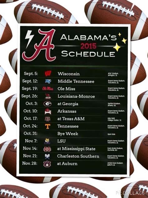 Alabama Crimson Tide Schedule For 2023 - Halloween Events Near Me 2023