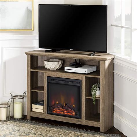 corner fireplace tv stand - Home Design Ideas by Room The Spruce