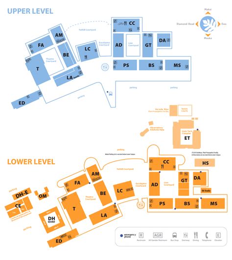 Leeward Community College Campus Map | map of interstate