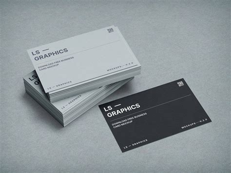 Free Stacked Business Cards Mockup — Free Mockup World