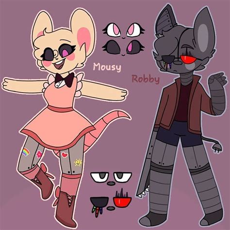 Mousy and Robby Reference Sheet | Piggy, Art reference, Roblox funny