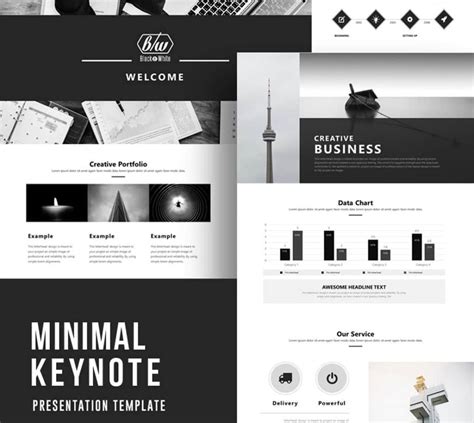 Minimalist Keynote Template Free