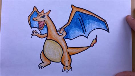 How to draw Charizard from Pokémon! - YouTube