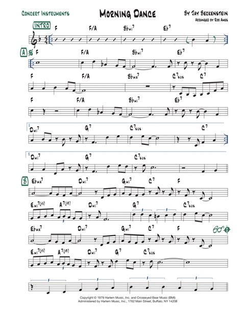 Morning Dance (arr. Rob Ames) by Spyro Gyra Sheet Music for Piano ...