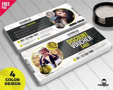 [Download] Gift Voucher Template Free PSD | PsdDaddy.com