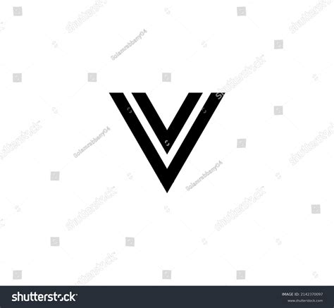 Vv Logo Design Conceptvv Logo Design Stock Vector (Royalty Free ...