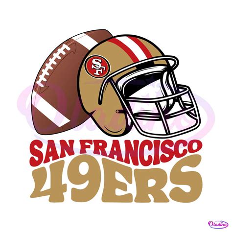 San Francisco 49ers Helmet Football Svg Download