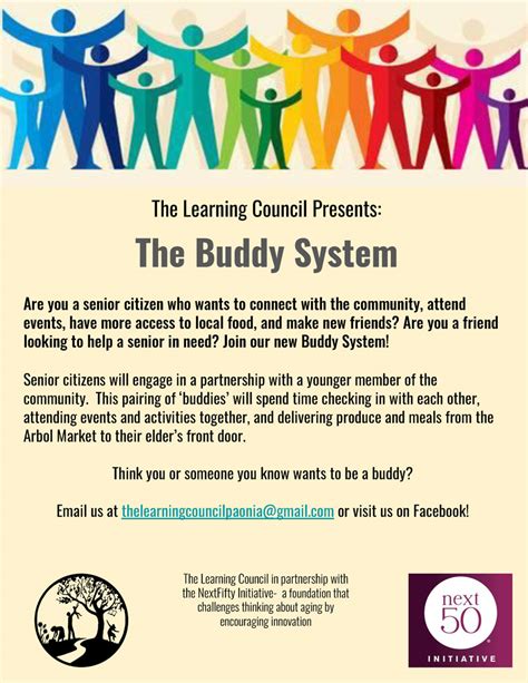 The Buddy System - The Learning Council - For seniors and the younger