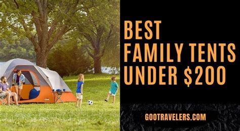 5 Best Family Tents Under $200 - Goo Travelers