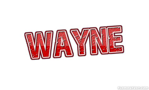 Wayne Logo | Free Name Design Tool from Flaming Text