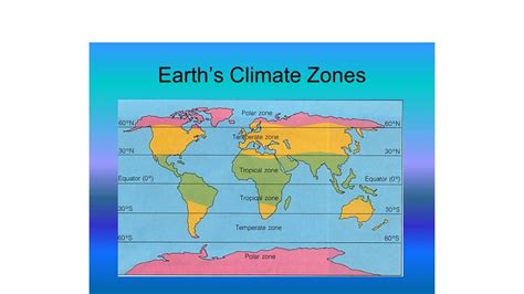 Temperate Climate Zone Map