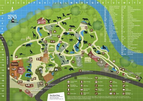 Adelaide Zoo map