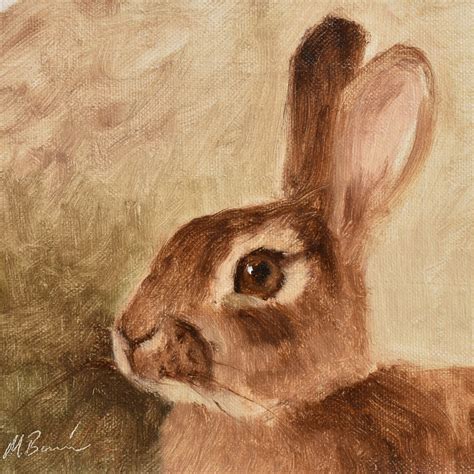 How to paint a Rabbit, Simple Oil Painting Tutorial