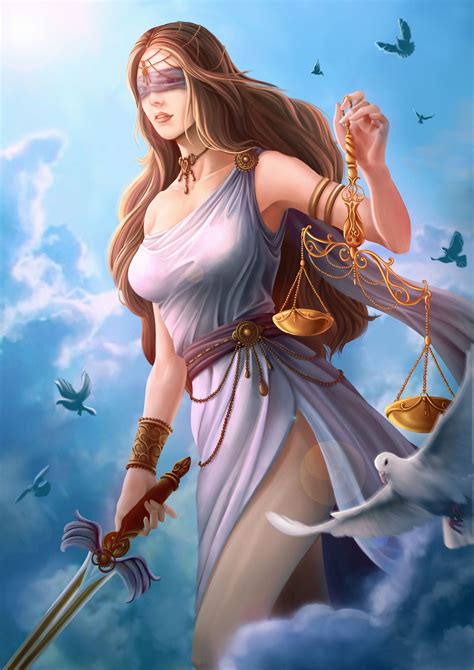 ArtStation - Goddess Themis, Zz Thor | Libros de arte, Arte de la diosa ...