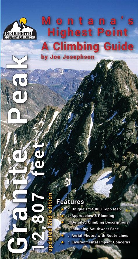 Granite Peak Map - A Climbing Guide